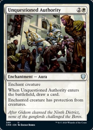 Unquestioned Authority [Commander Legends] | Cracking-Singles