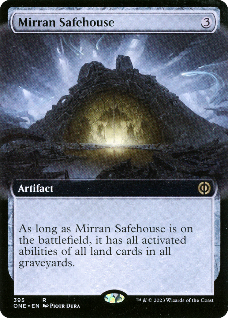 Mirran Safehouse (Extended Art) [Phyrexia: All Will Be One] | Cracking-Singles