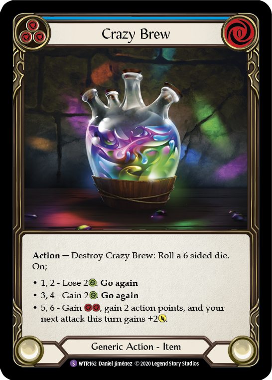 Crazy Brew [WTR162] Unlimited Edition Rainbow Foil | Cracking-Singles