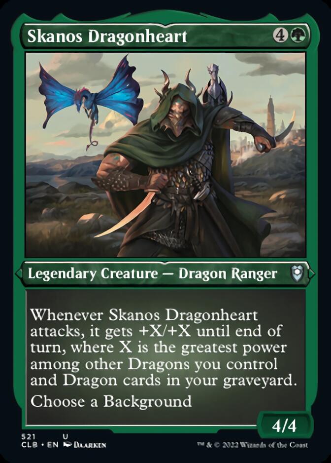 Skanos Dragonheart (Foil Etched) [Commander Legends: Battle for Baldur's Gate] | Cracking-Singles