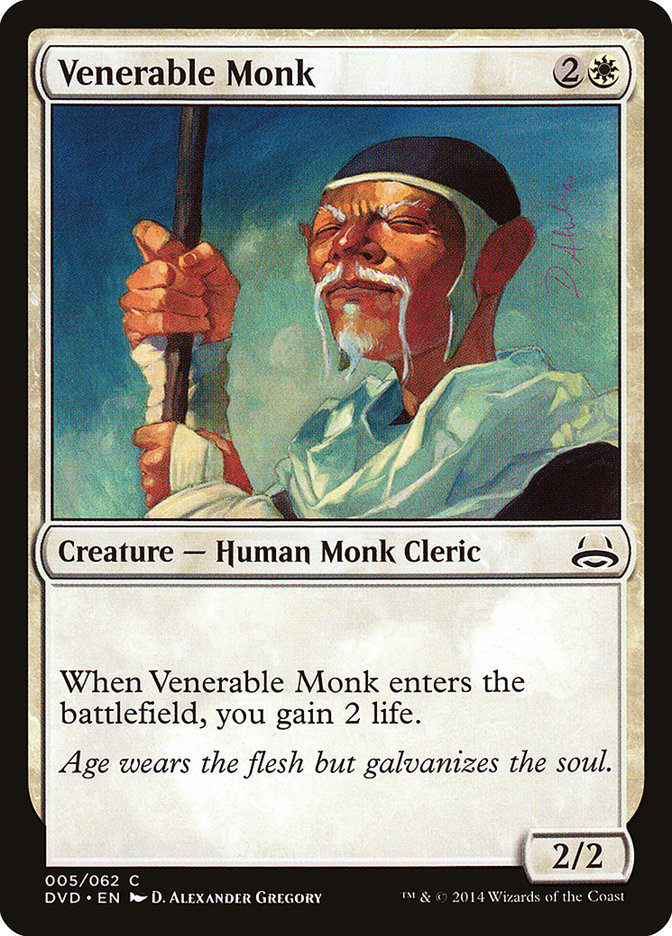 Venerable Monk (Divine vs. Demonic) [Duel Decks Anthology] | Cracking-Singles