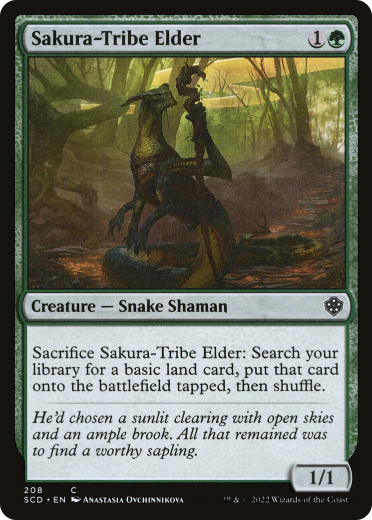 Sakura-Tribe Elder [Starter Commander Decks] | Cracking-Singles