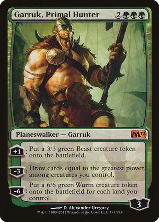 Garruk, Primal Hunter [Magic 2012] | Cracking-Singles