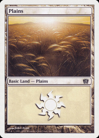 Plains (333) [Eighth Edition] | Cracking-Singles