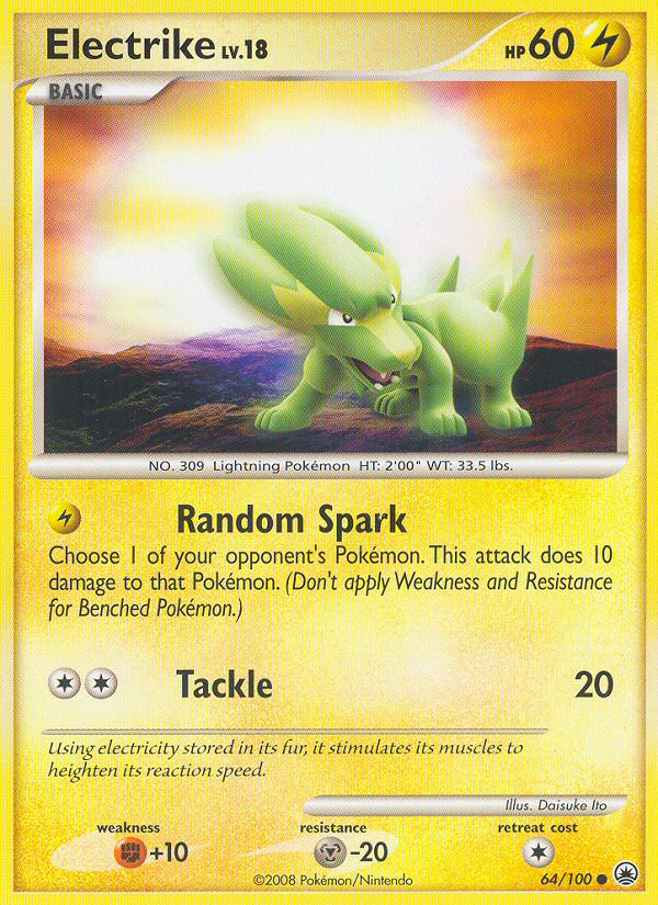 Electrike (64/100) [Diamond & Pearl: Majestic Dawn] | Cracking-Singles