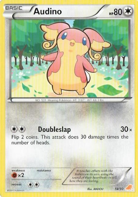 Audino (18/30) [Black & White: Trainer Kit - Excadrill] | Cracking-Singles