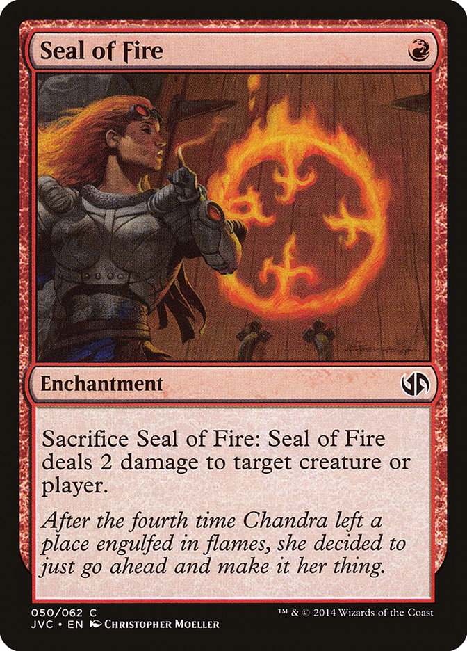 Seal of Fire [Duel Decks Anthology] | Cracking-Singles