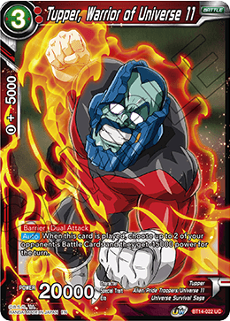 Tupper, Warrior of Universe 11 (BT14-022) [Cross Spirits] | Cracking-Singles