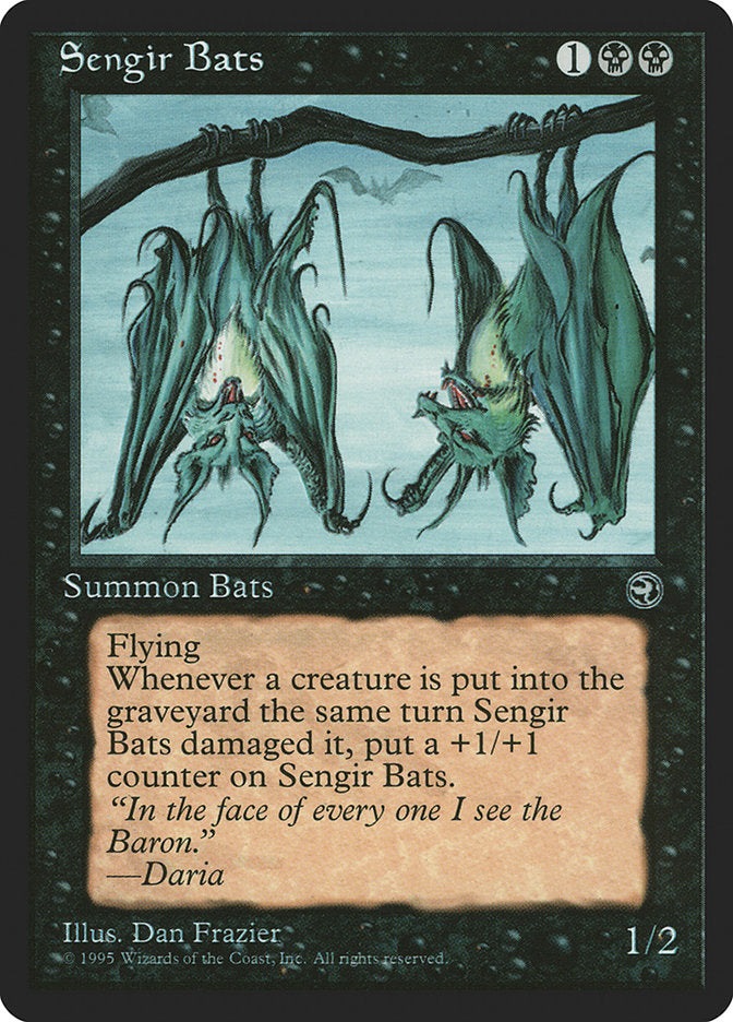 Sengir Bats (Daria Flavor Text) [Homelands] | Cracking-Singles