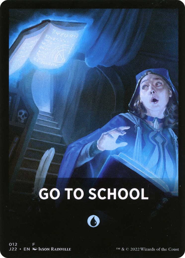 Go to School Theme Card [Jumpstart 2022 Front Cards] | Cracking-Singles