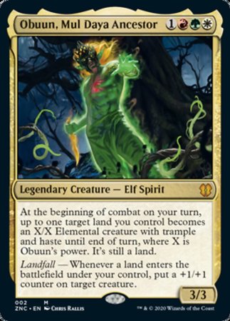 Obuun, Mul Daya Ancestor [Commander: Zendikar Rising] | Cracking-Singles