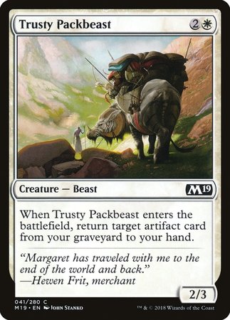 Trusty Packbeast [Core Set 2019] | Cracking-Singles