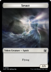 Spirit (9) // Spirit (13) Double-Sided Token [March of the Machine Commander Tokens] | Cracking-Singles