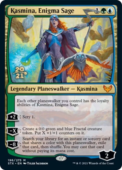 Kasmina, Enigma Sage [Strixhaven: School of Mages Prerelease Promos] | Cracking-Singles