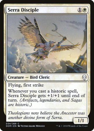 Serra Disciple [Dominaria] | Cracking-Singles