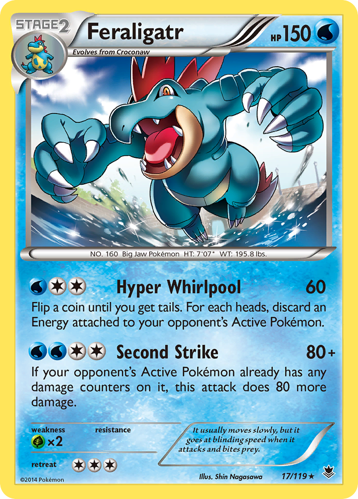 Feraligatr (17/119) [XY: Phantom Forces] | Cracking-Singles