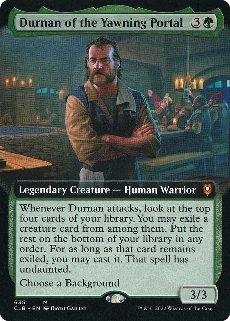 Durnan of the Yawning Portal (Extended Art) [Commander Legends: Battle for Baldur's Gate] | Cracking-Singles