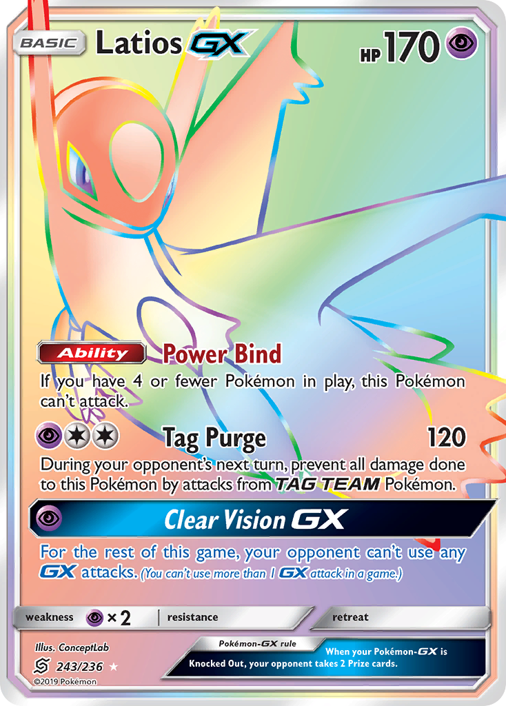 Latios GX (243/236) [Sun & Moon: Unified Minds] | Cracking-Singles