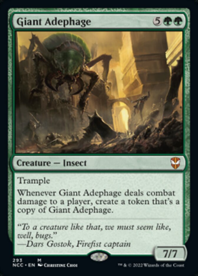 Giant Adephage [Streets of New Capenna Commander] | Cracking-Singles