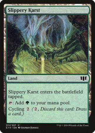 Slippery Karst [Commander 2014] | Cracking-Singles