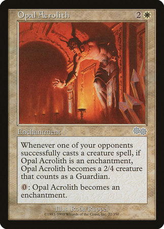 Opal Acrolith [Urza's Saga] | Cracking-Singles