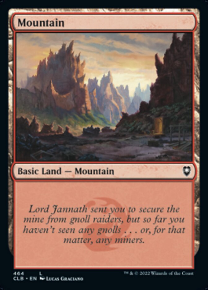 Mountain (464) [Commander Legends: Battle for Baldur's Gate] | Cracking-Singles