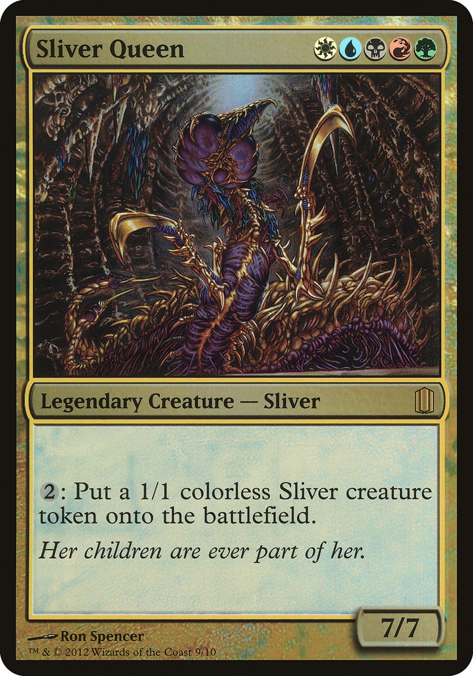 Sliver Queen (Commander's Arsenal) [Oversize Cards] | Cracking-Singles