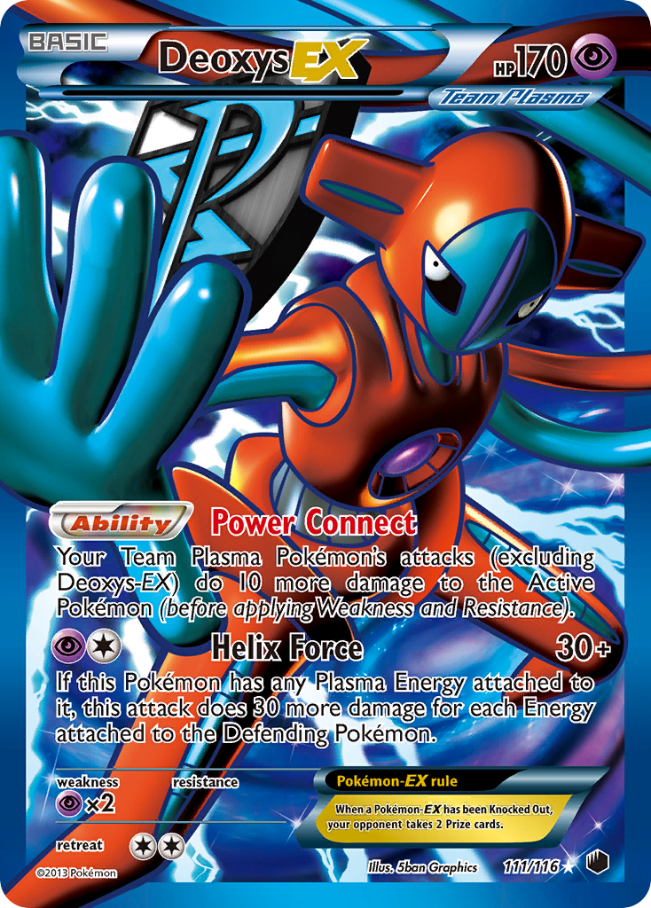 Deoxys EX (111/116) [Black & White: Plasma Freeze] | Cracking-Singles