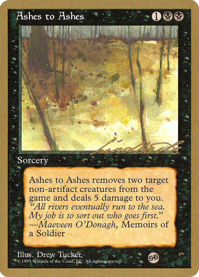 Ashes to Ashes (Leon Lindback) (SB) [Pro Tour Collector Set] | Cracking-Singles