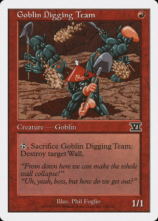 Goblin Digging Team [Classic Sixth Edition] | Cracking-Singles