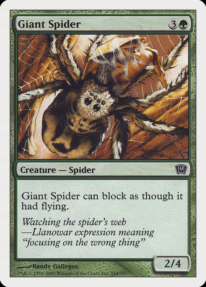 Giant Spider [Ninth Edition] | Cracking-Singles