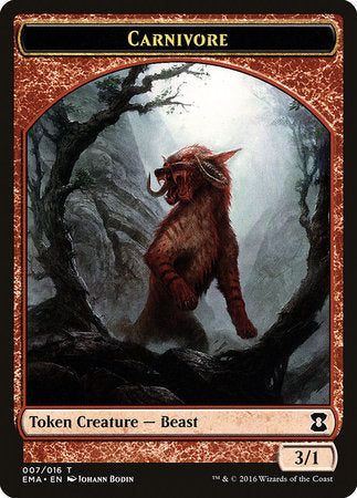 Carnivore Token [Eternal Masters Tokens] | Cracking-Singles