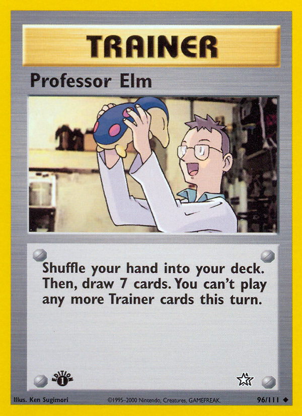 Professor Elm (96/111) [Neo Genesis 1st Edition] | Cracking-Singles