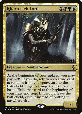 Kheru Lich Lord [Khans of Tarkir Promos] | Cracking-Singles