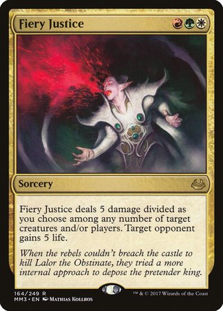 Fiery Justice [Modern Masters 2017] | Cracking-Singles