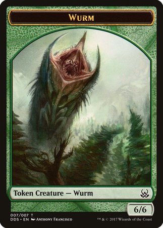 Wurm Token [Duel Decks: Mind vs. Might Tokens] | Cracking-Singles