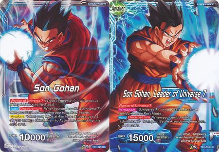 Son Gohan // Son Gohan, Leader of Universe 7 [TB1-025] | Cracking-Singles