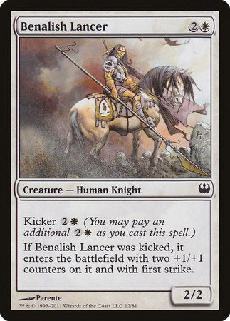 Benalish Lancer [Duel Decks: Knights vs. Dragons] | Cracking-Singles