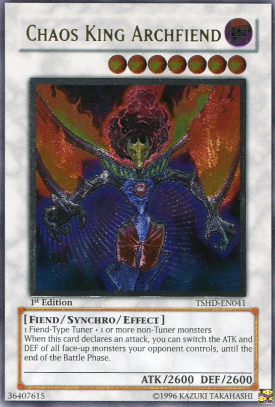 Chaos King Archfiend [TSHD-EN041] Ultimate Rare | Cracking-Singles