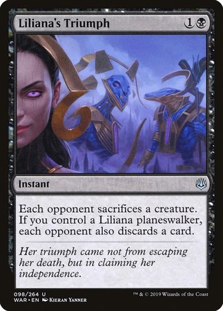 Liliana's Triumph [War of the Spark] | Cracking-Singles