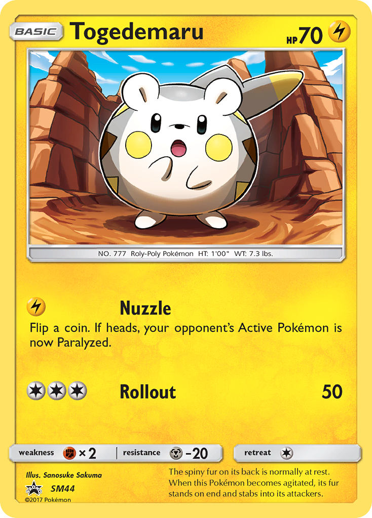 Togedemaru (SM44) [Sun & Moon: Black Star Promos] | Cracking-Singles