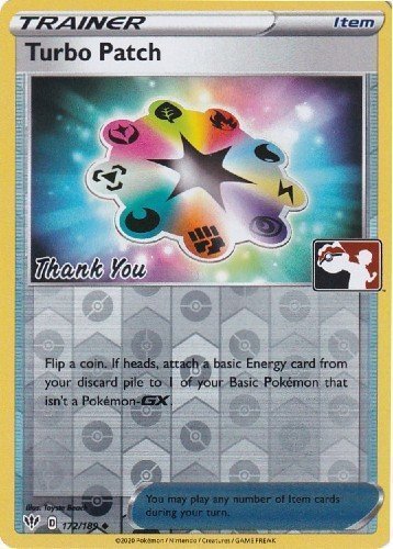 Turbo Patch (172/189) (Pokemon League) [Sword & Shield: Darkness Ablaze] | Cracking-Singles