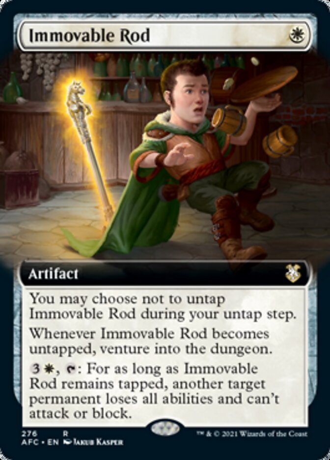 Immovable Rod (Extended) [Dungeons & Dragons: Adventures in the Forgotten Realms Commander] | Cracking-Singles