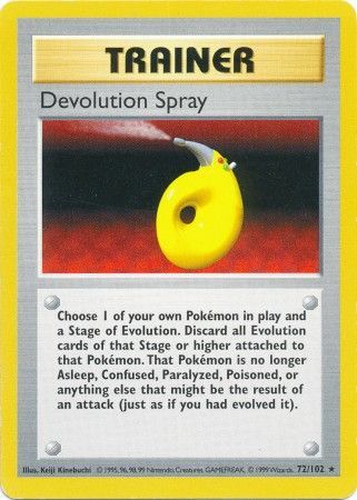 Devolution Spray (72/102) [Base Set Shadowless Unlimited] | Cracking-Singles