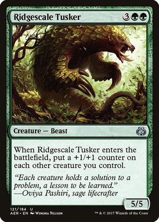 Ridgescale Tusker [Aether Revolt] | Cracking-Singles