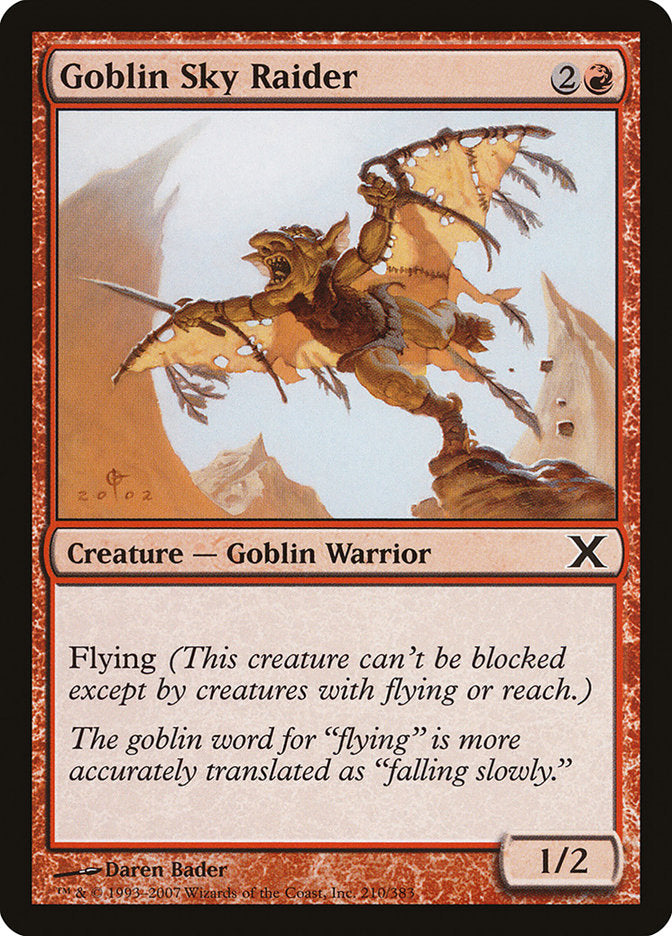 Goblin Sky Raider [Tenth Edition] | Cracking-Singles