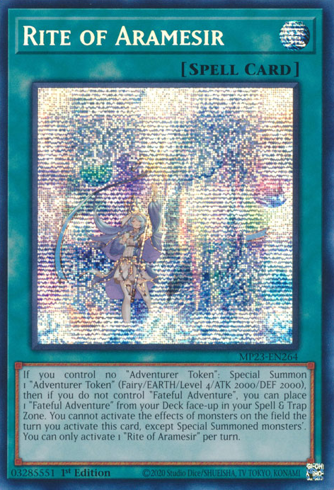 Rite of Aramesir [MP23-EN264] Prismatic Secret Rare | Cracking-Singles