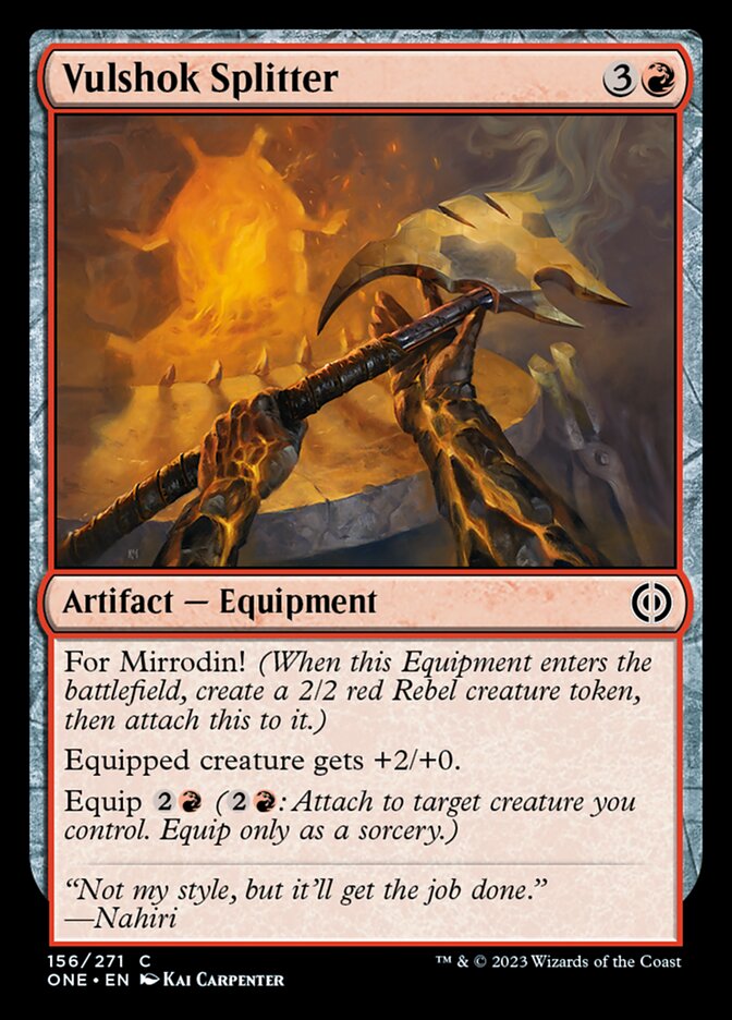 Vulshok Splitter [Phyrexia: All Will Be One] | Cracking-Singles