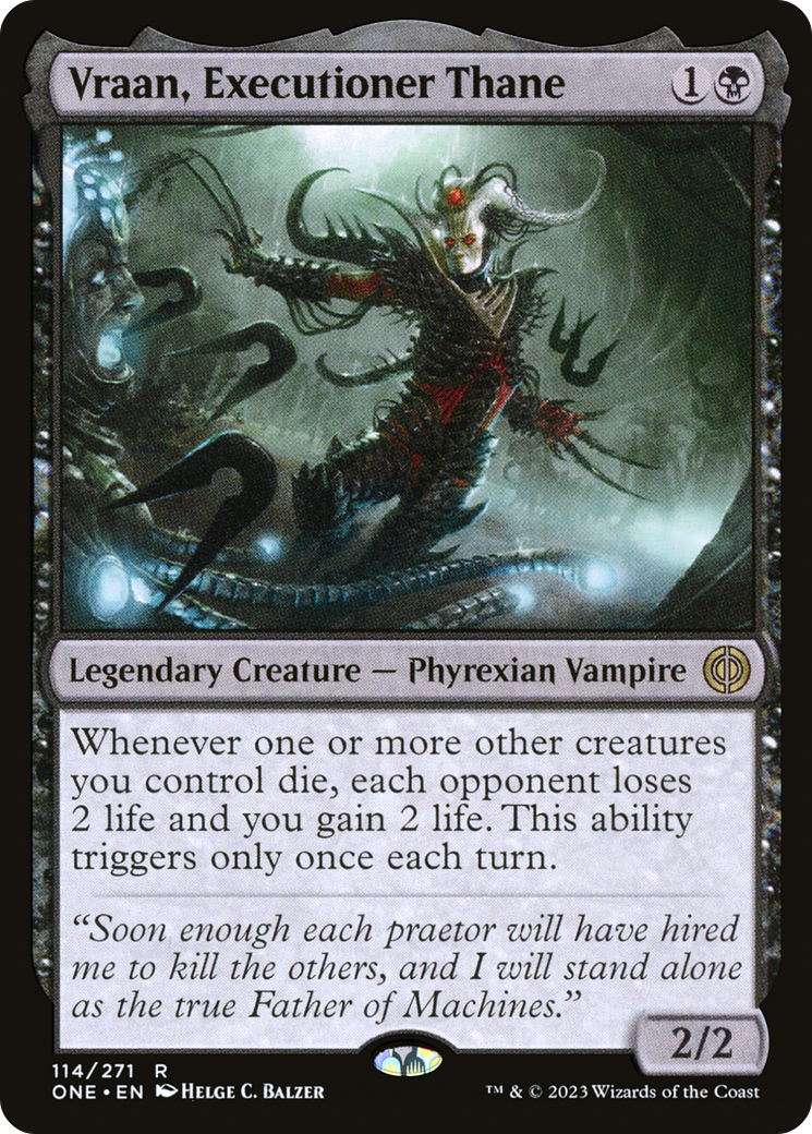 Vraan, Executioner Thane [Phyrexia: All Will Be One] | Cracking-Singles