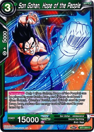 Son Gohan, Hope of the People [BT7-054] | Cracking-Singles